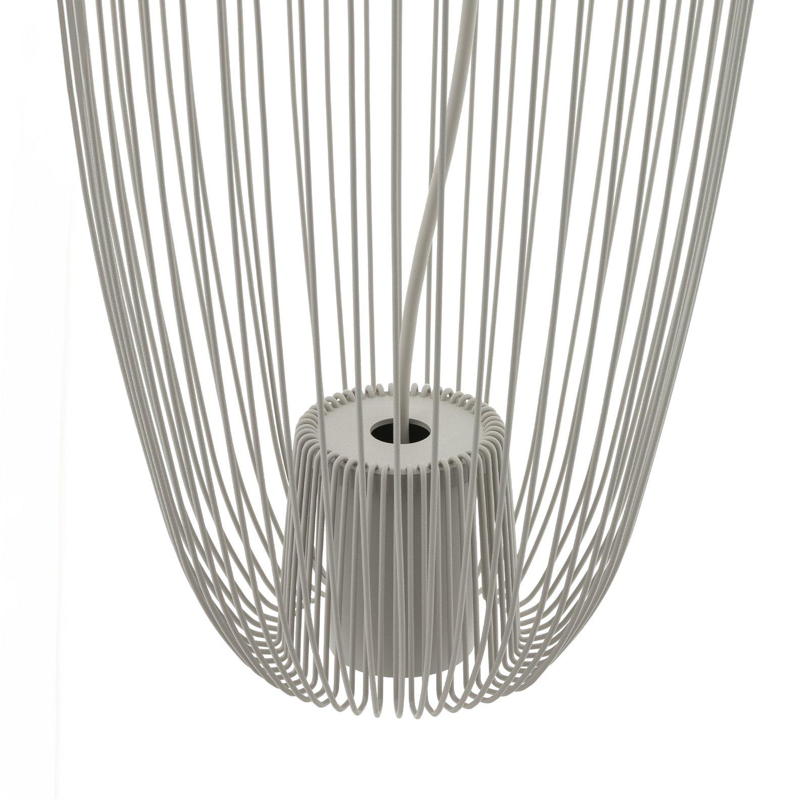 Lampada a sospensione Pumpkin S, grigio chiaro, Ø 27 cm, metallo, GU10