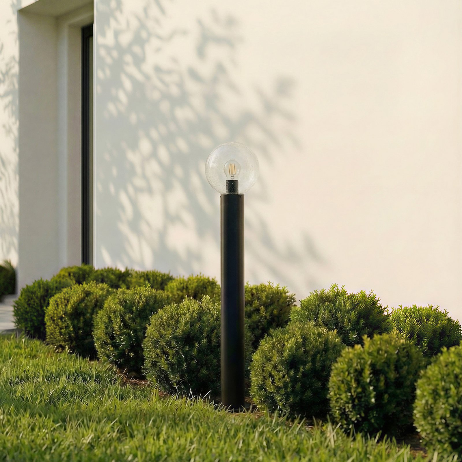 Dangan vejlampe, højde 90 cm, glas, metal, klar - Lindby Dangan vejlampe, højde 90 cm, glas, metal, klar - Lindby