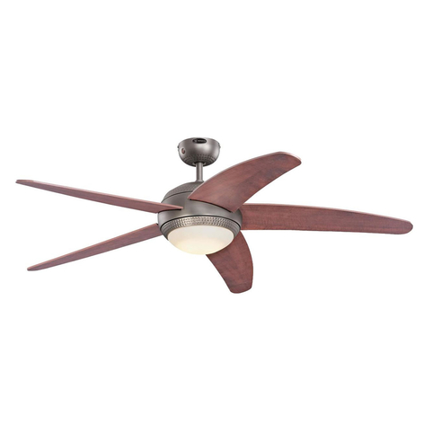 Westinghouse Bendan LED ventilator vinge brun