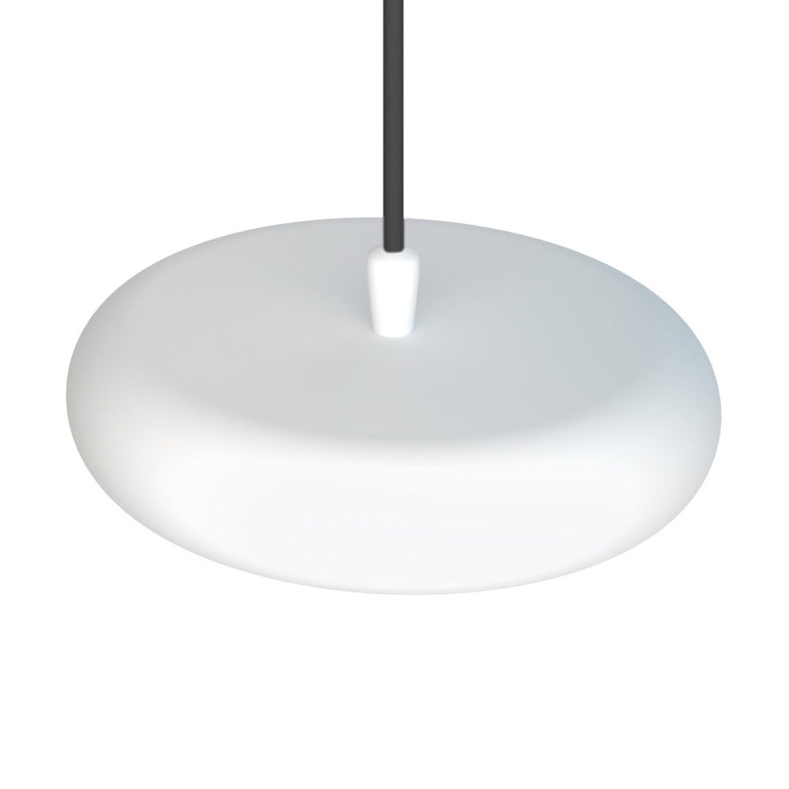 Závěsné svítidlo Boina LED, Ø 19 cm, bílé
