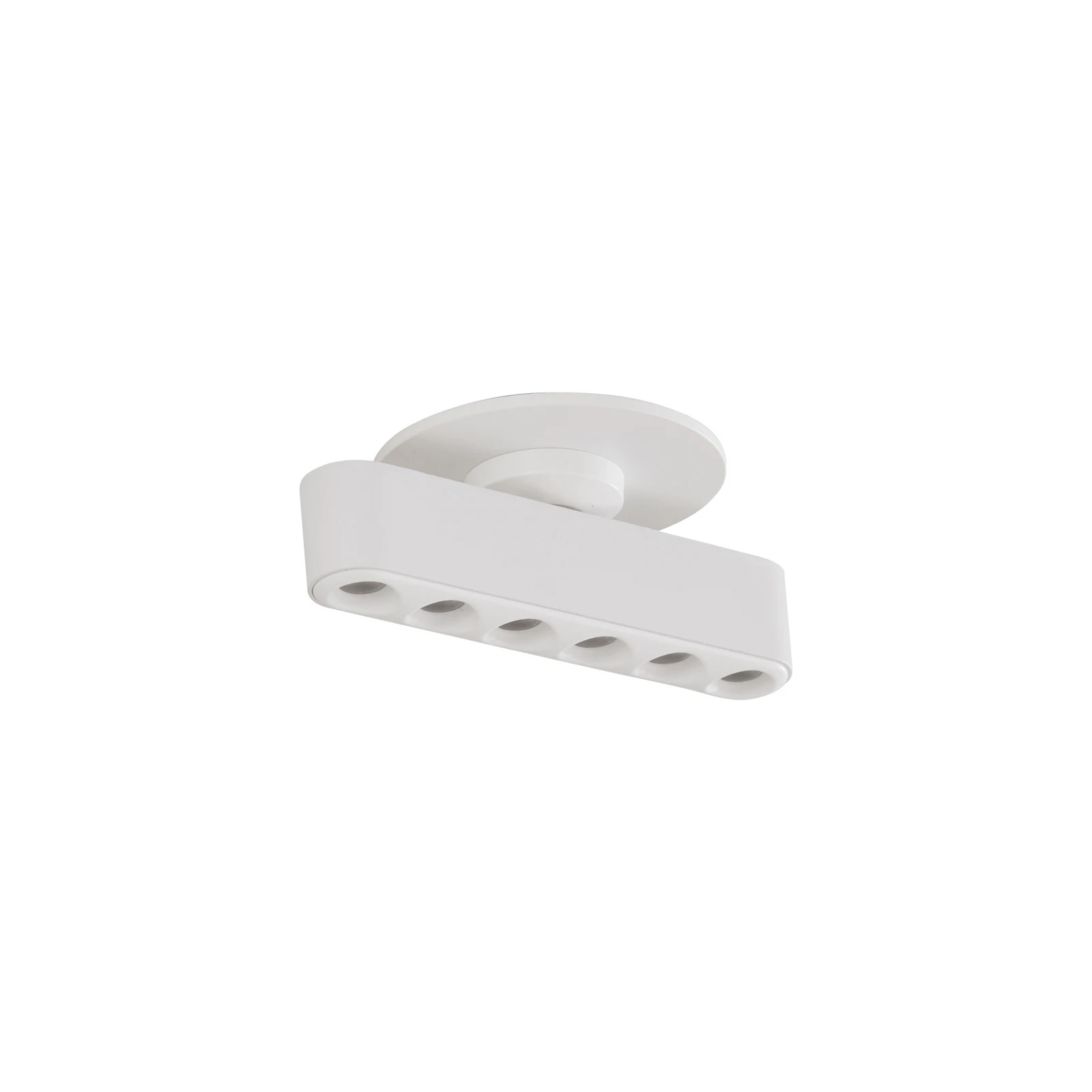 Luminaire encastrable LED Lindby Eldrin, blanche, points lumineux, 13,1 cm