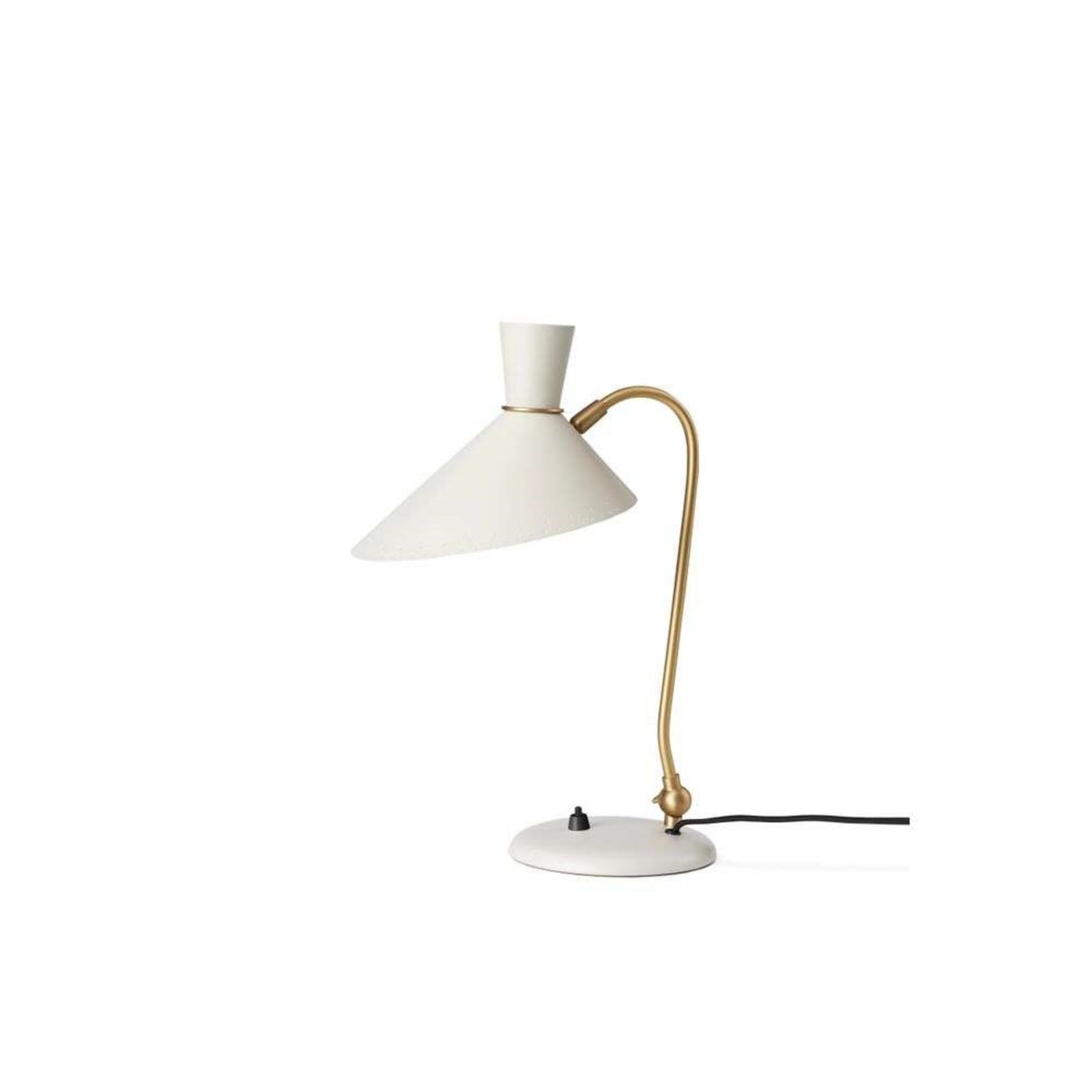 Bloom bordlampe, varmhvid, højde 42 cm Warm Nordic - Stue - Vintage - Metal - Med skærm