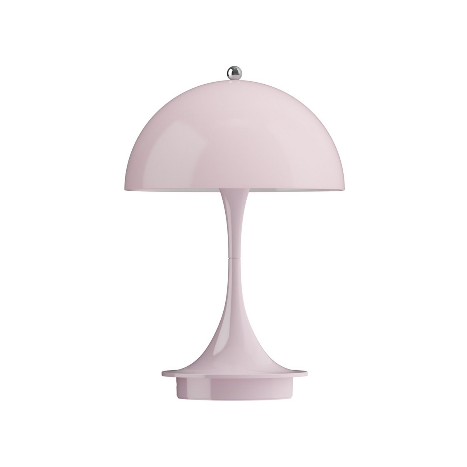 Panthella 160 Portable Table Lamp V3 Opal Pale Rose - Louis Poulsen