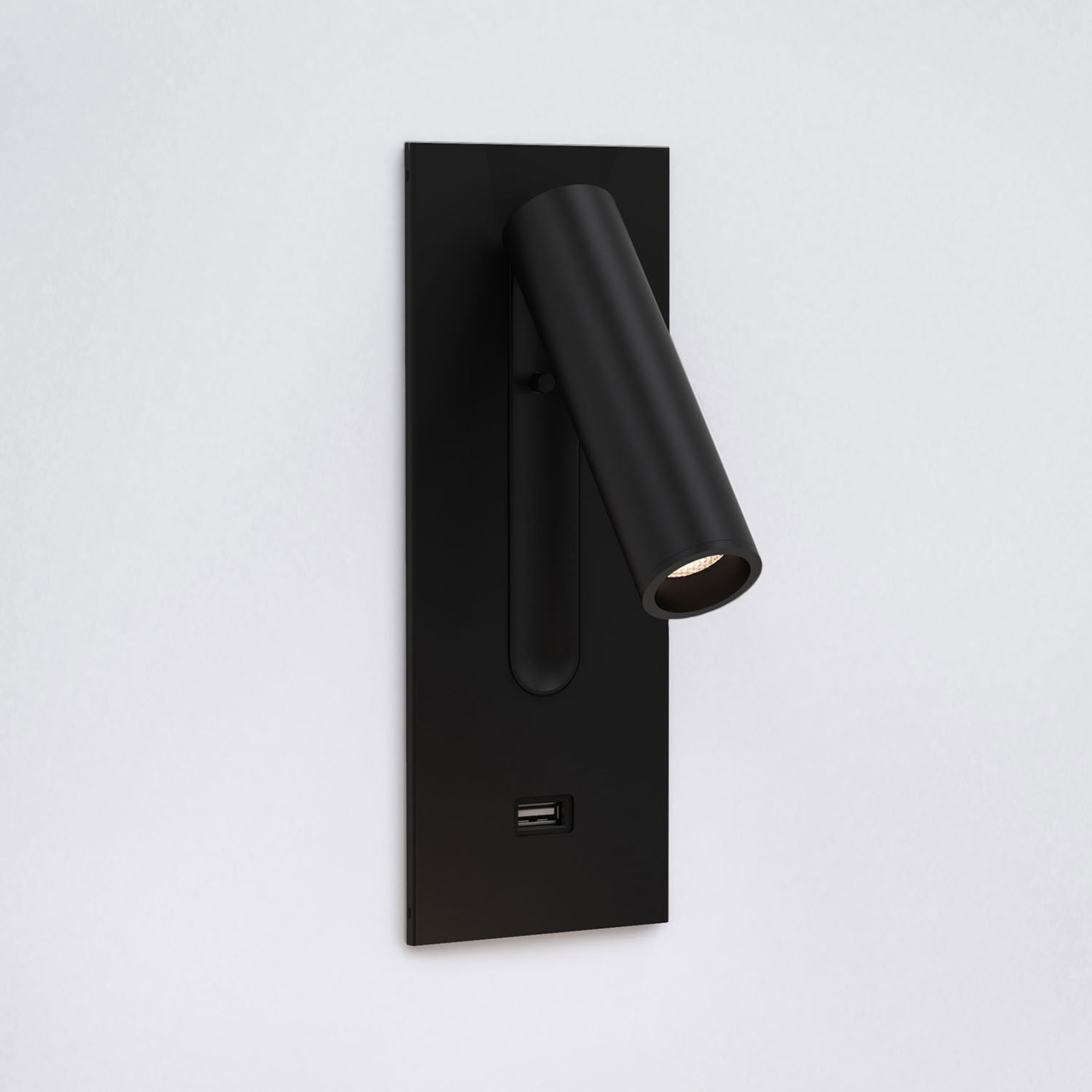 Astro Fuse USB LED innfelt vegglampe, svart