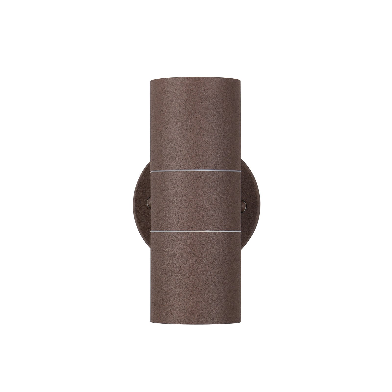 Zunanja stenska svetilka Turia, barva rje, višina 16 cm, kovina