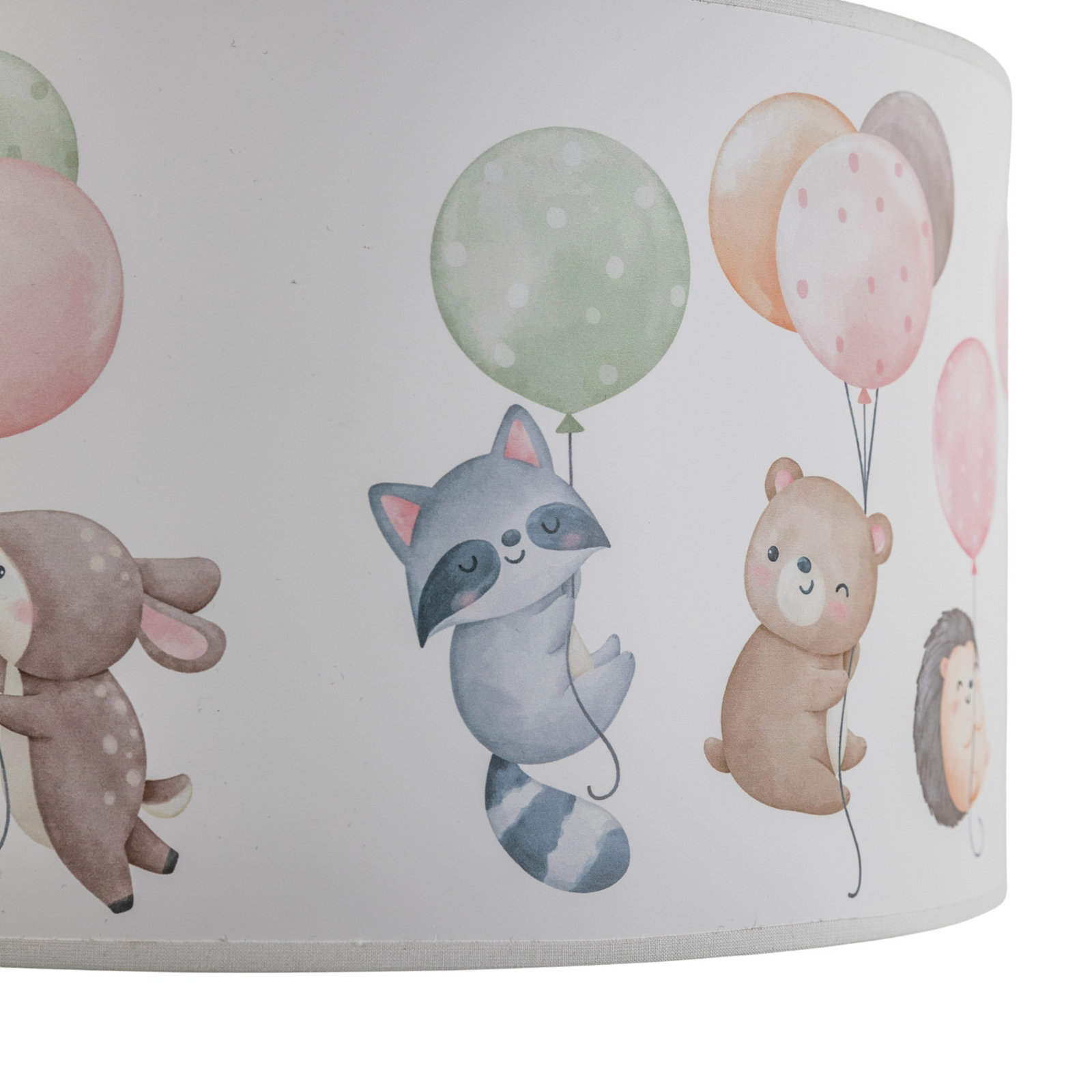 Freddy függőlámpa, Ø 35 cm, szövet, színes, állatok, E27