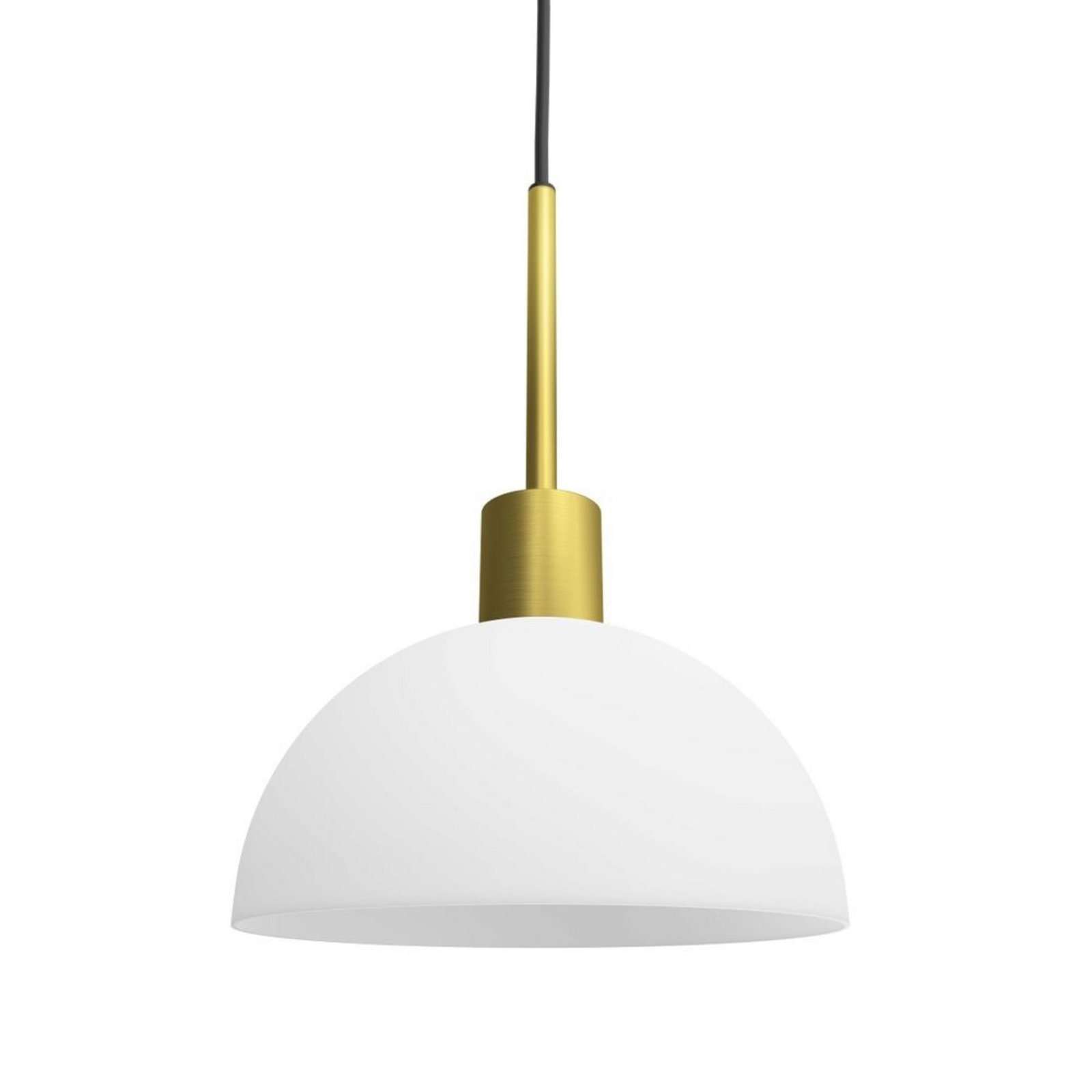 Vienda Závěsná Lampa Ø20 Brass/Opal - Herstal