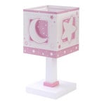Детска настолна лампа Moonlight Pink, G4, ширина 14 cm