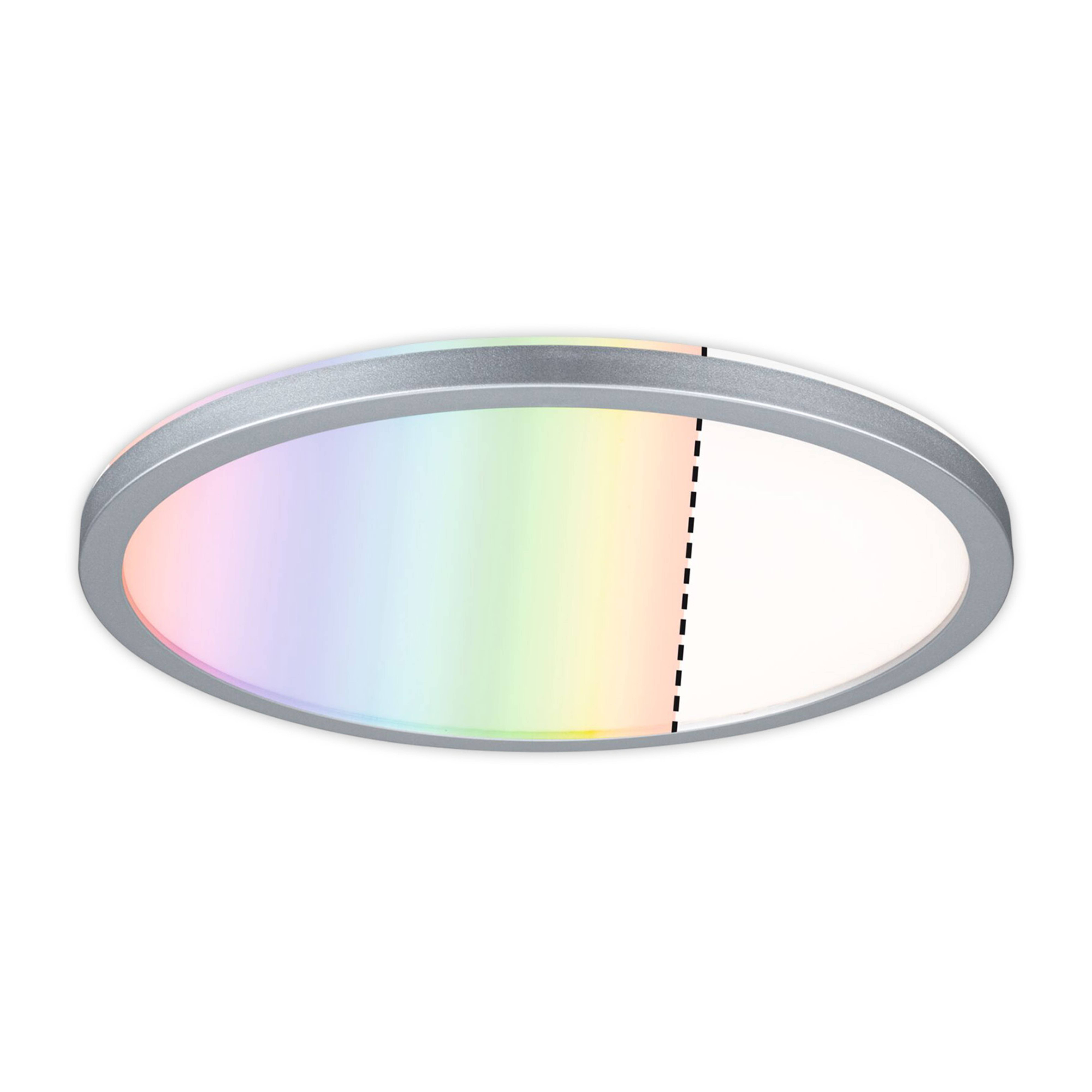 Paulmann Atria Shine Panneau à intensité variable chrome RGBW Ø29cm