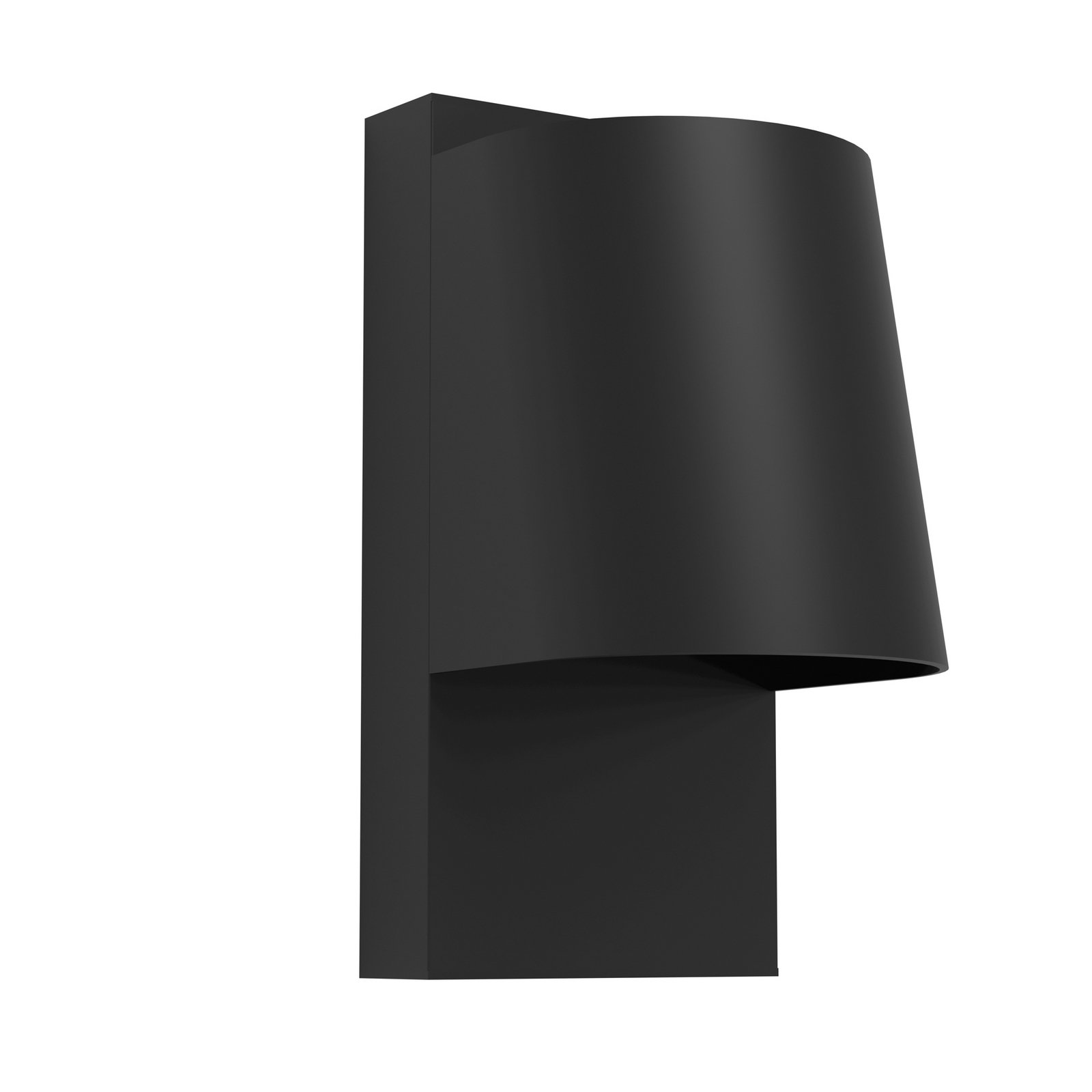 Stagnone LED outdoor wall light in black