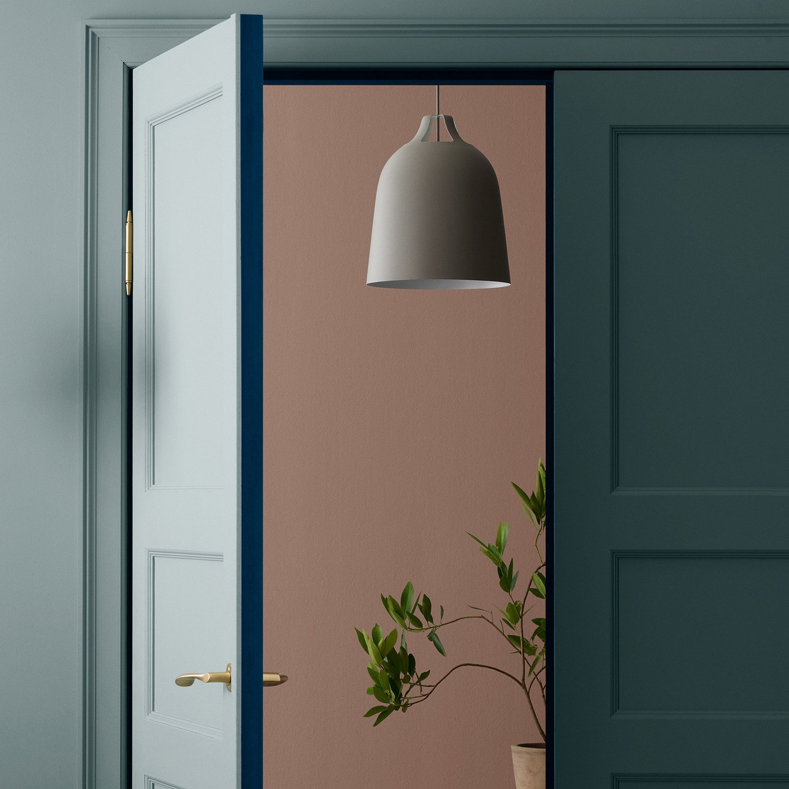 EVA Solo Clover lampă pendul Ø 35cm gri-piatră - Camera de zi / sufragerie - modern - Metal