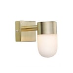 Menton Wandleuchte IP44 Brass/Opal - Markslöjd