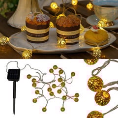 Pauleen cadena de luces solar Sunshine Glamour oro