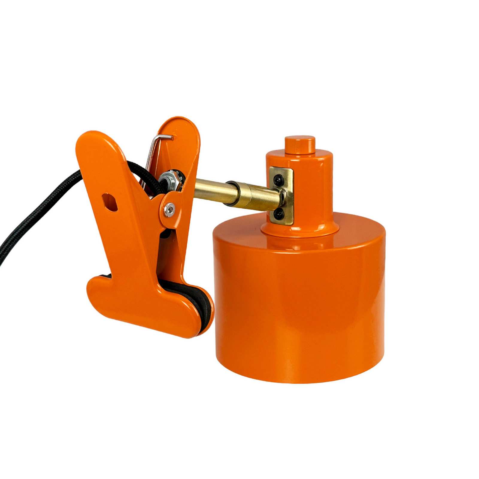 Ocean klemlamp, oranje, E14, metaal - Dyberg Larsen Ocean klemlamp, oranje, E14, metaal - Dyberg Larsen