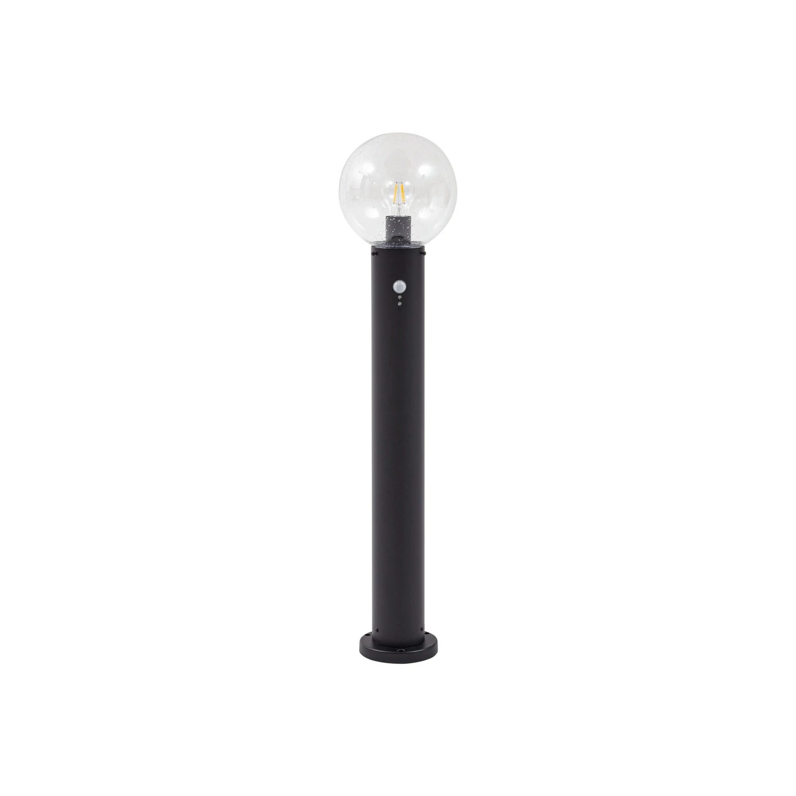 Lindby Φωτιστικό διαδρόμου Dangan, διαφανές, 90 cm, γυαλί, αισθητήρας