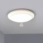 Sensor plafondlamp Umberta 2xE27 wit
