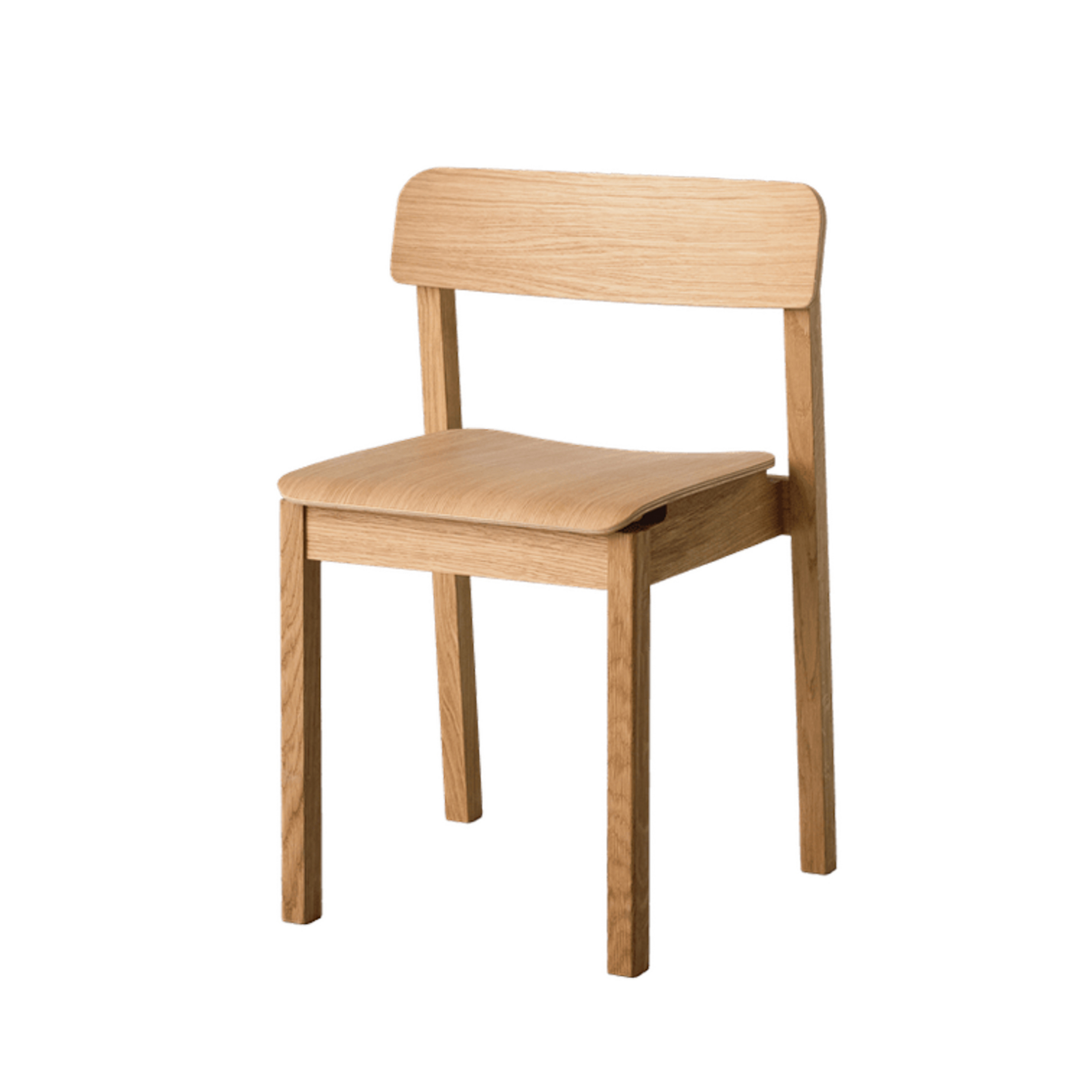 Sedia EVERYDAY, rovere oliato, altezza 75 cm - Moebe