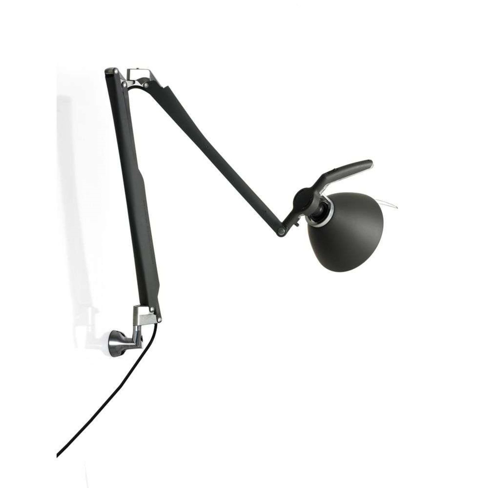 Fortebraccio Wall Lamp Black E27 - Luceplan