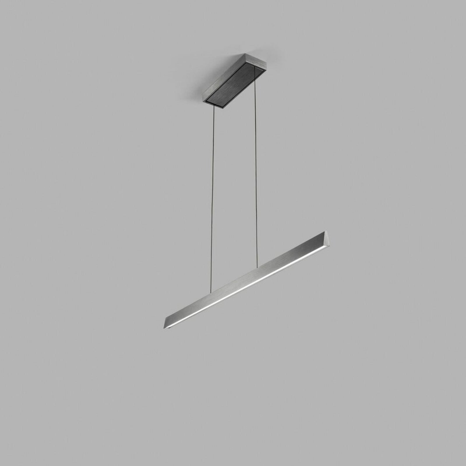 Edge Linear S1000 Pendel Titanium LIGHT-POINT - Stue - Design - Aluminium billede