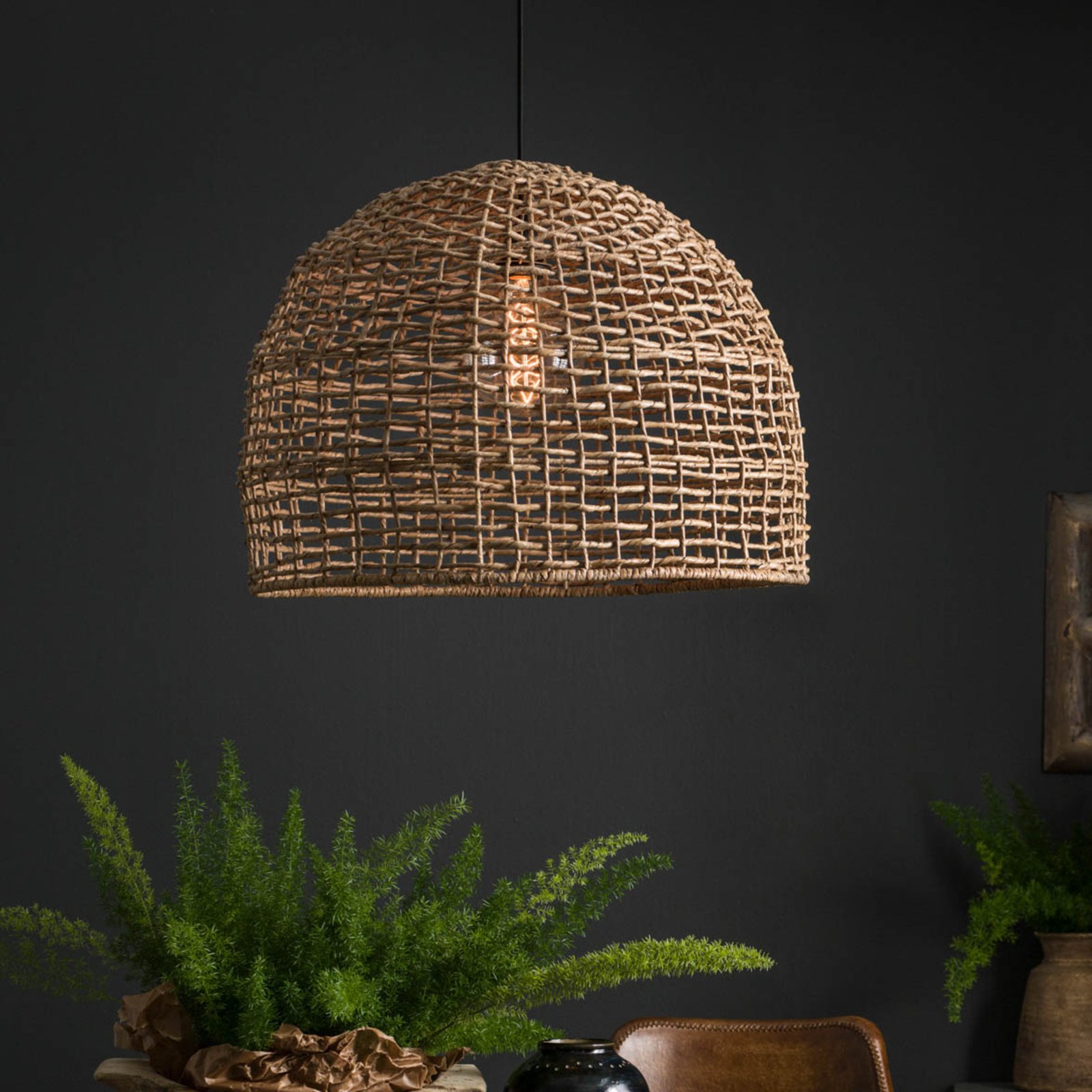 PR Home Cebu pendant light, Ø 37 cm, lampshade, IP20