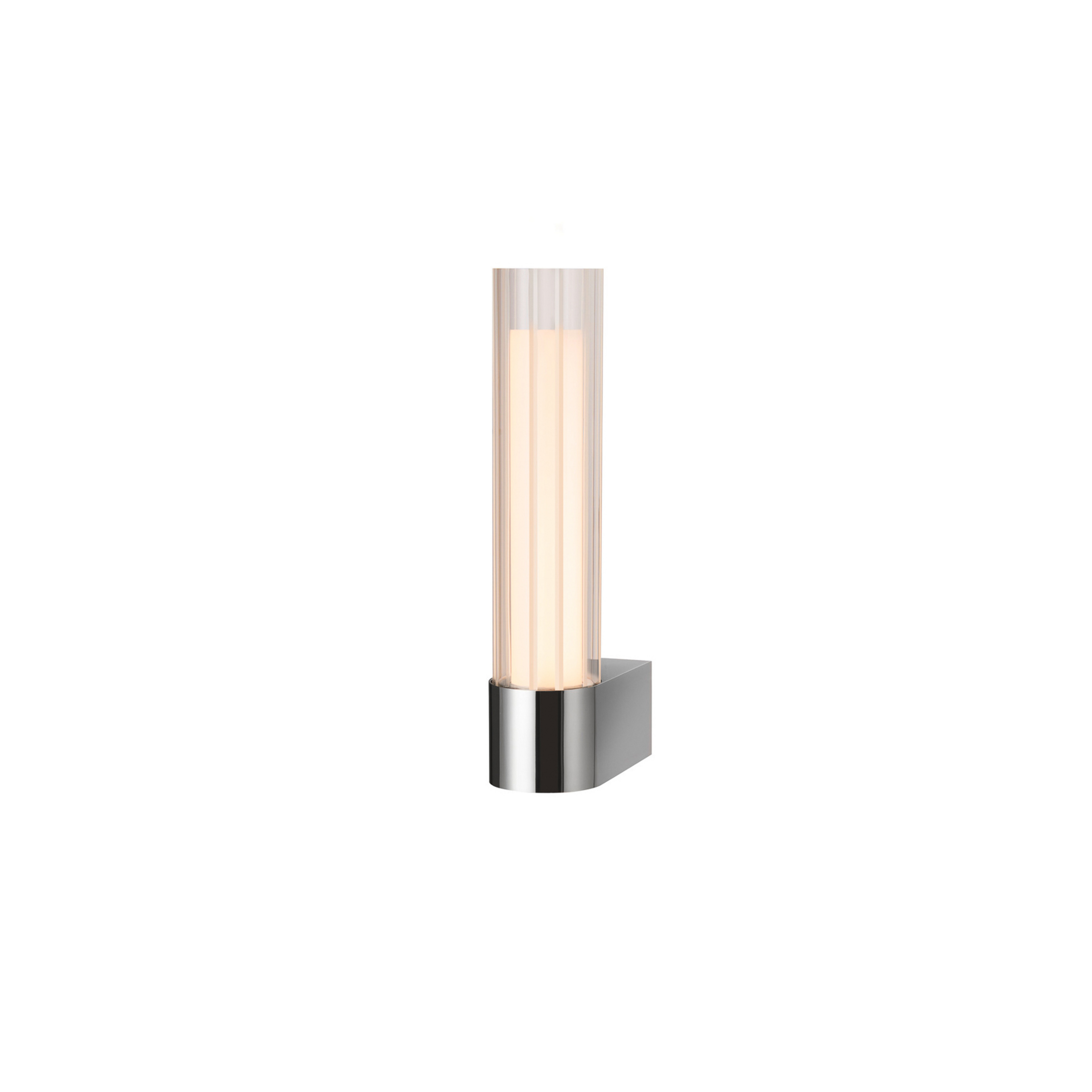 Lygant single LED-Wandleuchte, chrom, IP44, Aluminium - SLV
