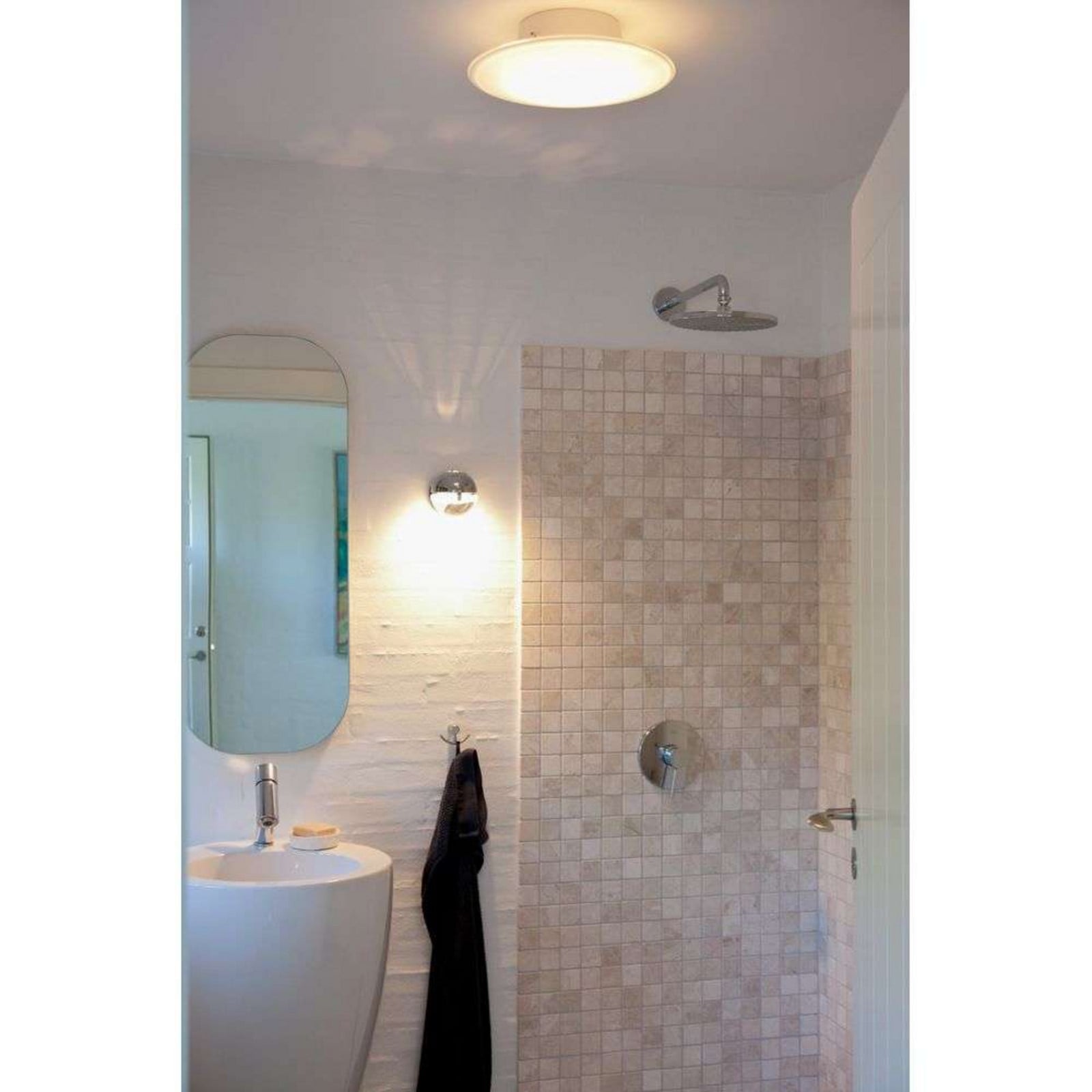 AJ Eklipta Væg-/Loftlampe Ø350 White - Louis Poulsen - Stue - Glas