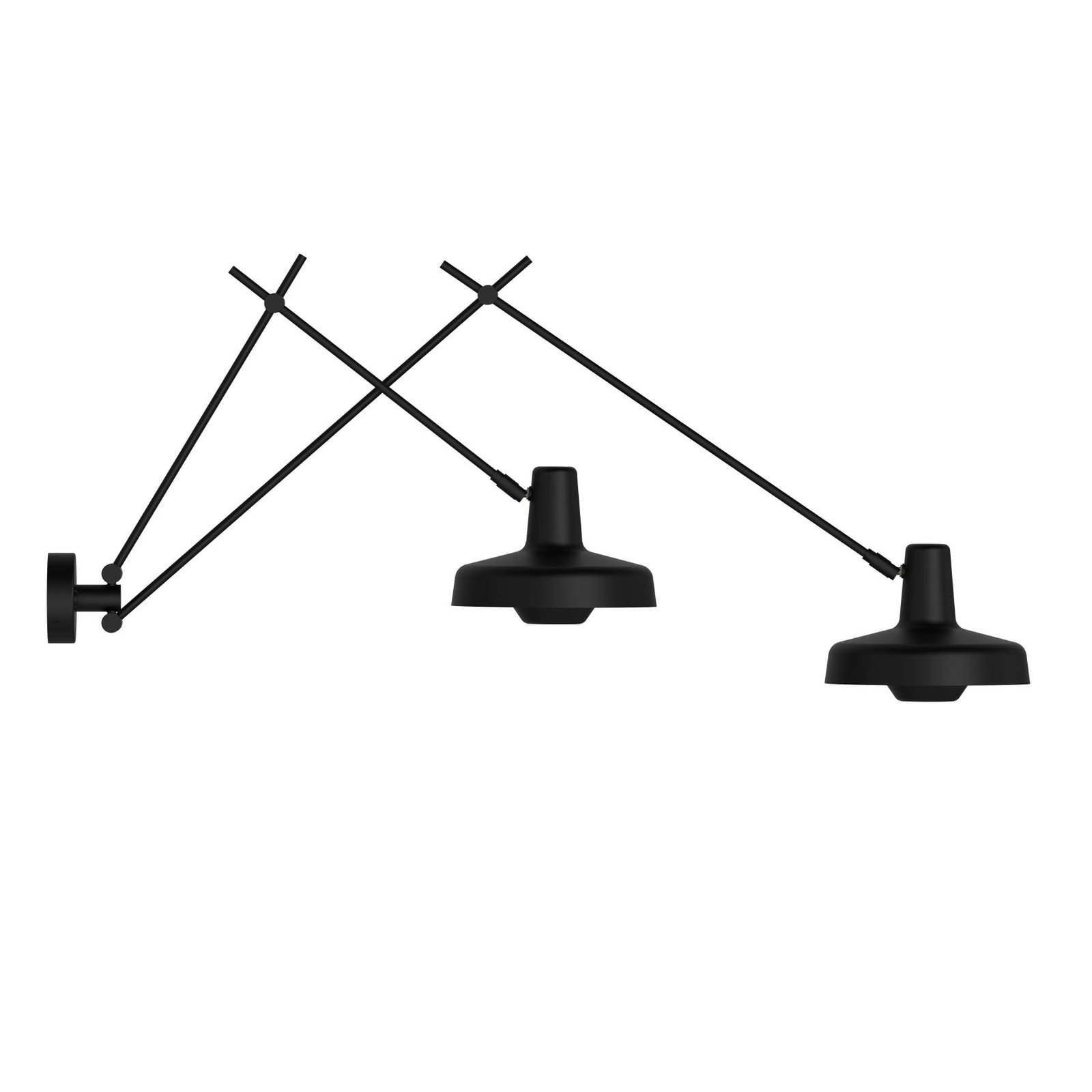 GRUPA Arigato 2-bulb wall light