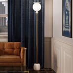 Kundalini Opyo floor lamp, handblown, white