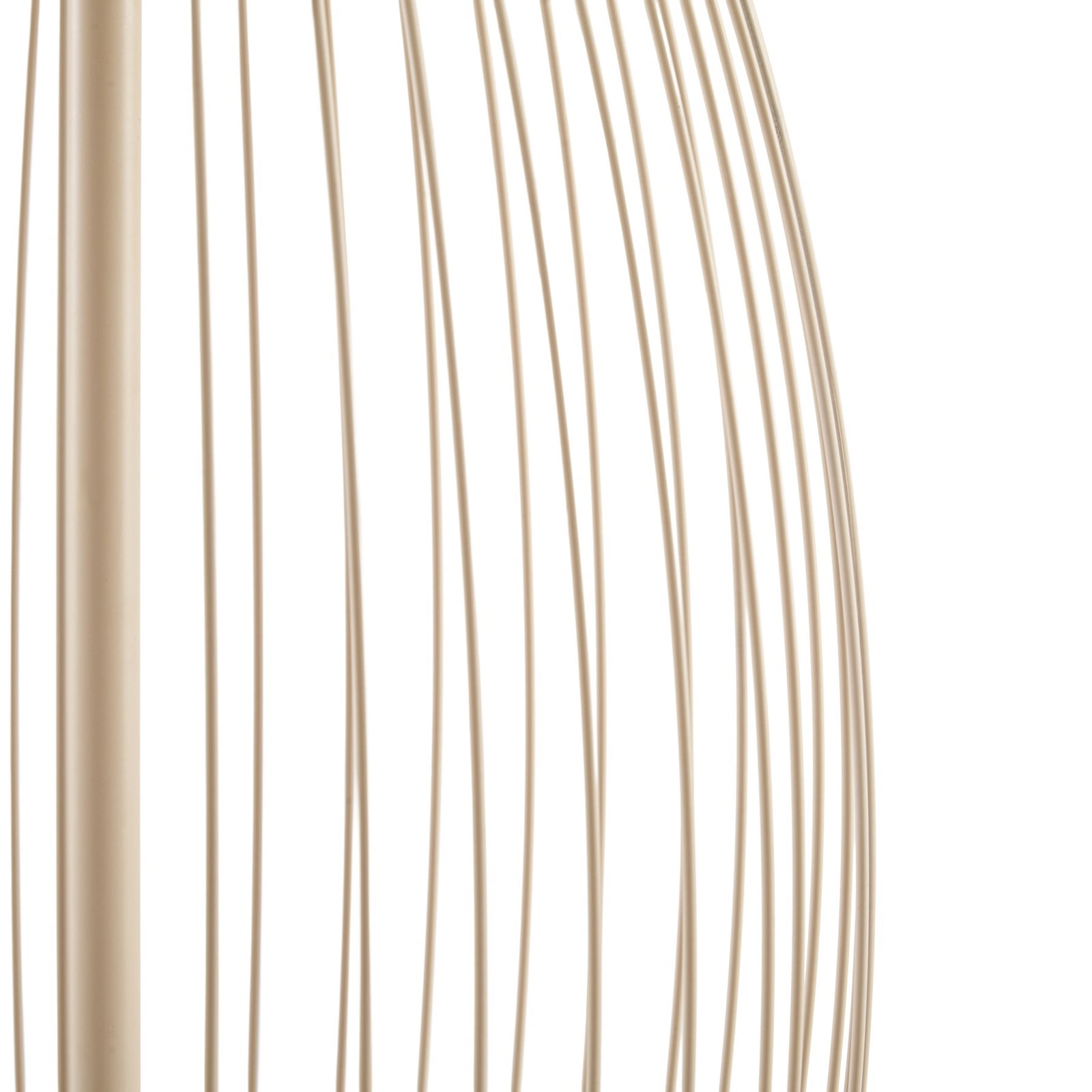 Richi vanjska podna LED lampa, visina 90 cm, bež, IP44, metal - Lucande