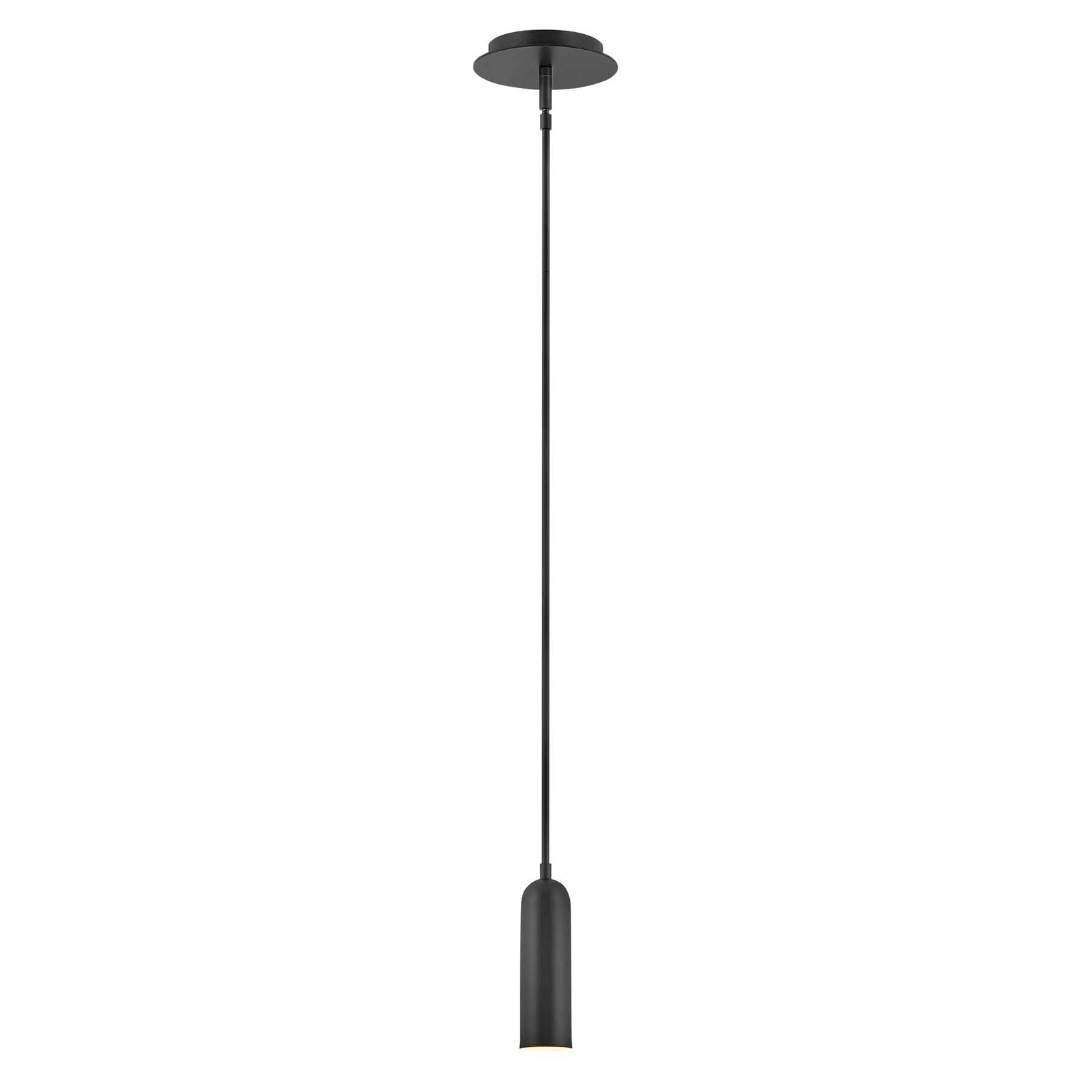 LED-pendellampa Dax Mini, svart