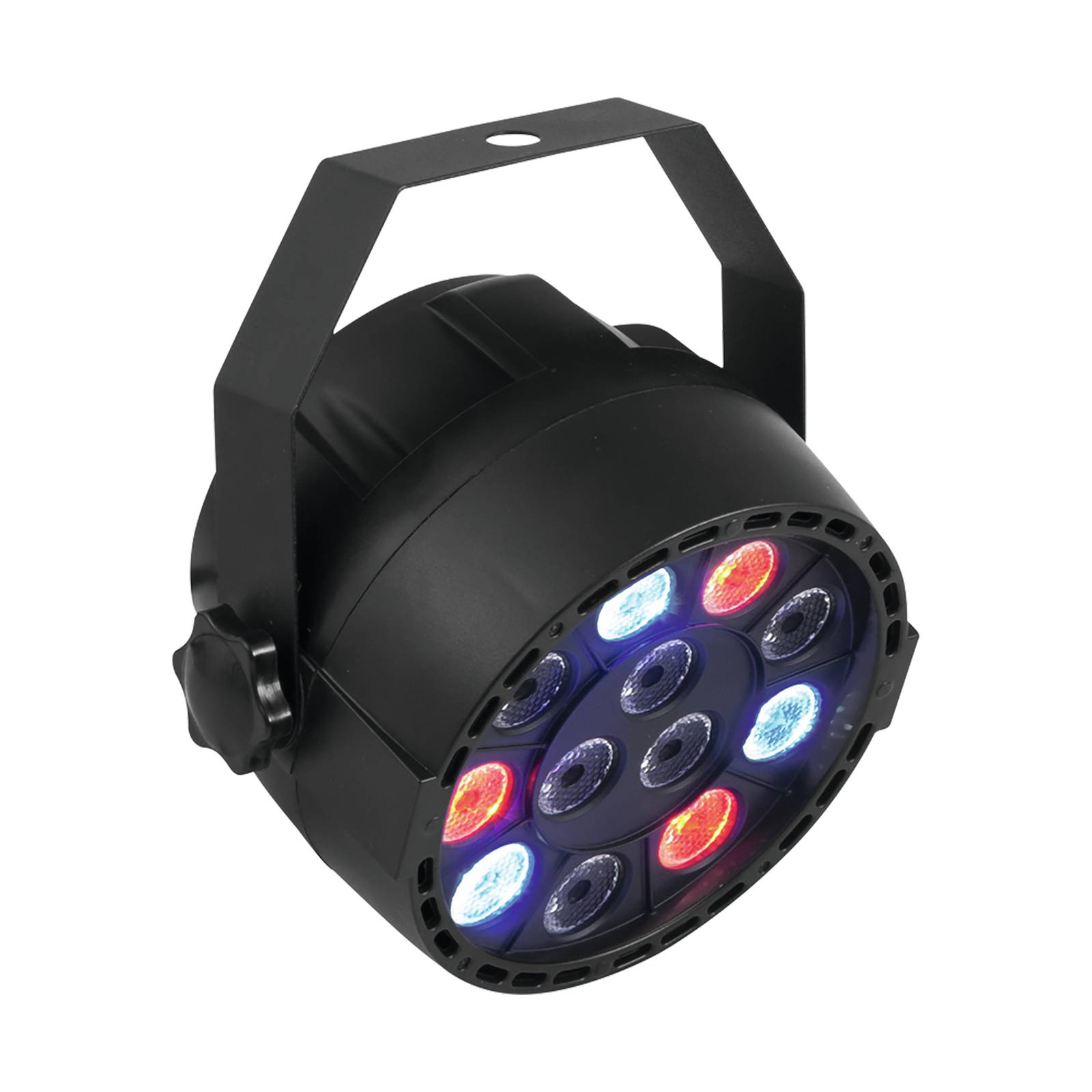 Steinigke Showtechnic EUROLITE LED PARty spot RGBW spotlight, metal, plastic, 1 W, W: 15 cm, H: 16 cm