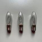 E10 fluted candle bulbs for outdoor candle arches