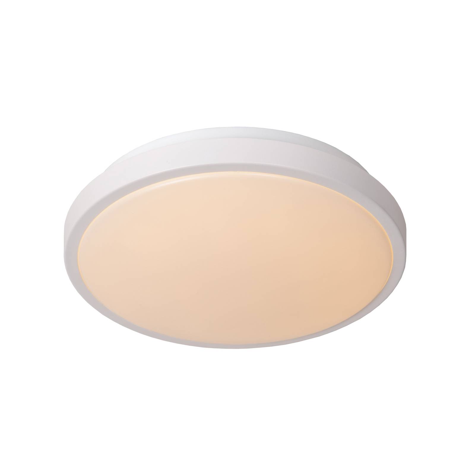 LED-Deckenleuchte Dasher, weiß, Ø 29,3 cm, Sensor, IP44