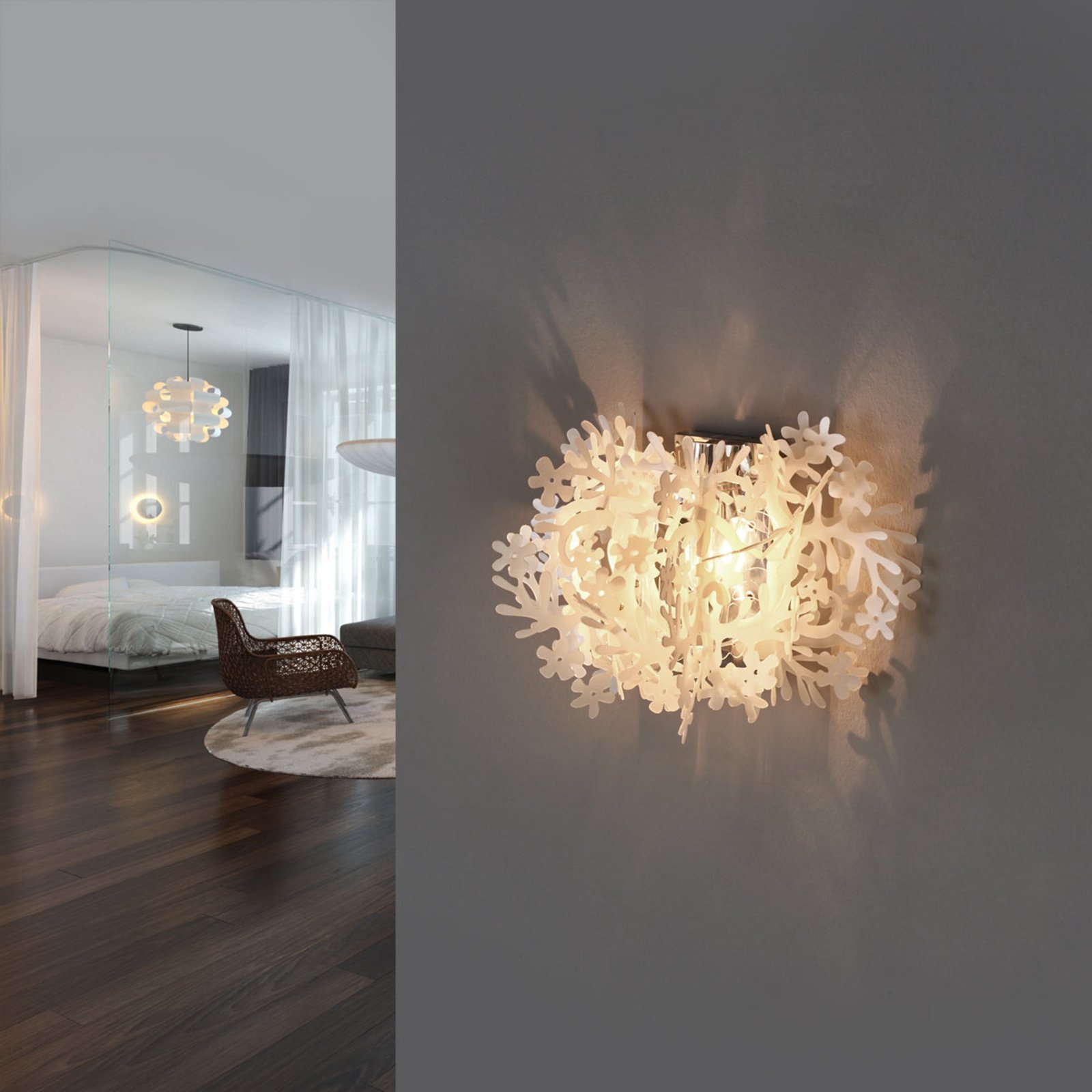Slamp Fiorella Mini - designer fali lámpa