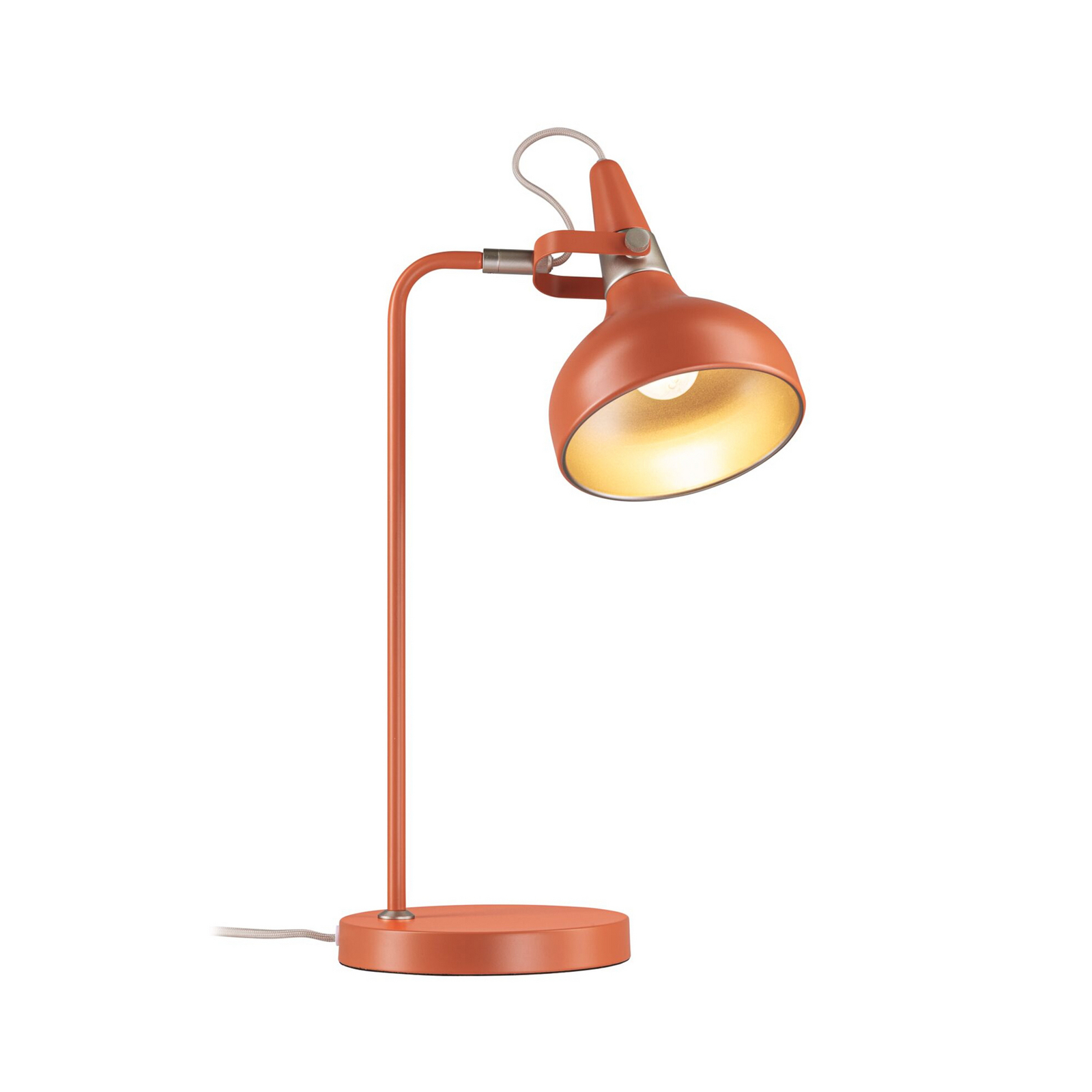Paulmann Juna STYLE table lamp, peach, height 51 cm, metal Paulmann Juna STYLE table lamp, peach, height 51 cm, metal