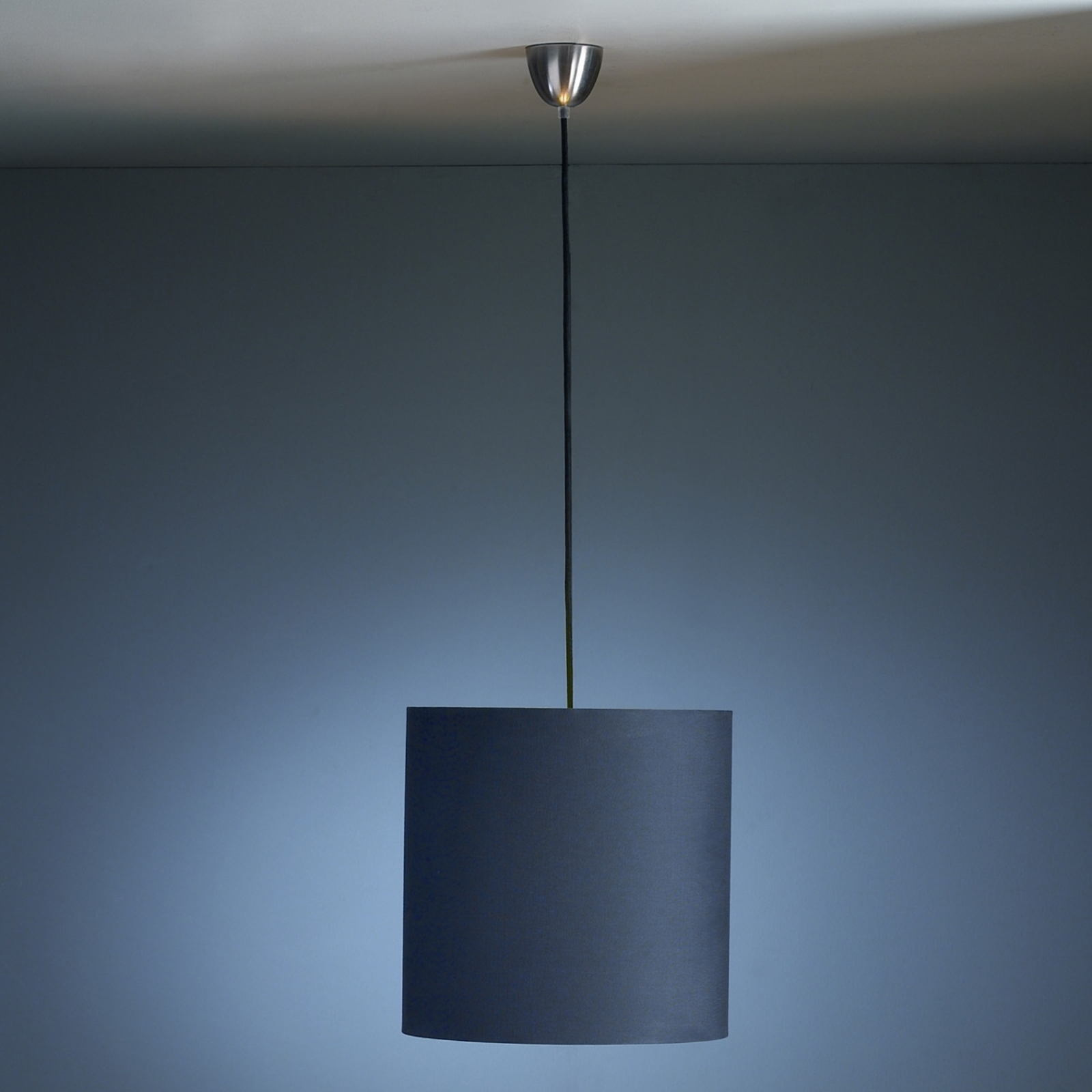 Anthracite-coloured pendant light by Schnepel