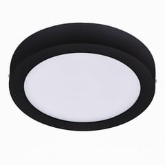 Lámpara de techo EGLO connect Fueva-Z, Ø 21cm negro