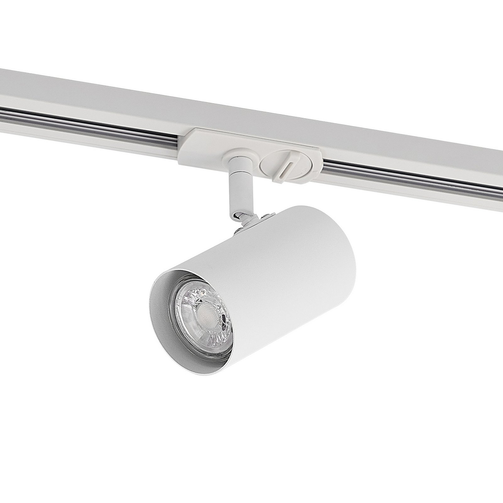 Sistem de șine Lindby Linaro, GU10, 6 becuri, alb, formă X