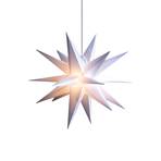 STERNTALER estrela decorativa IP44 E14 Ø 55 cm branco