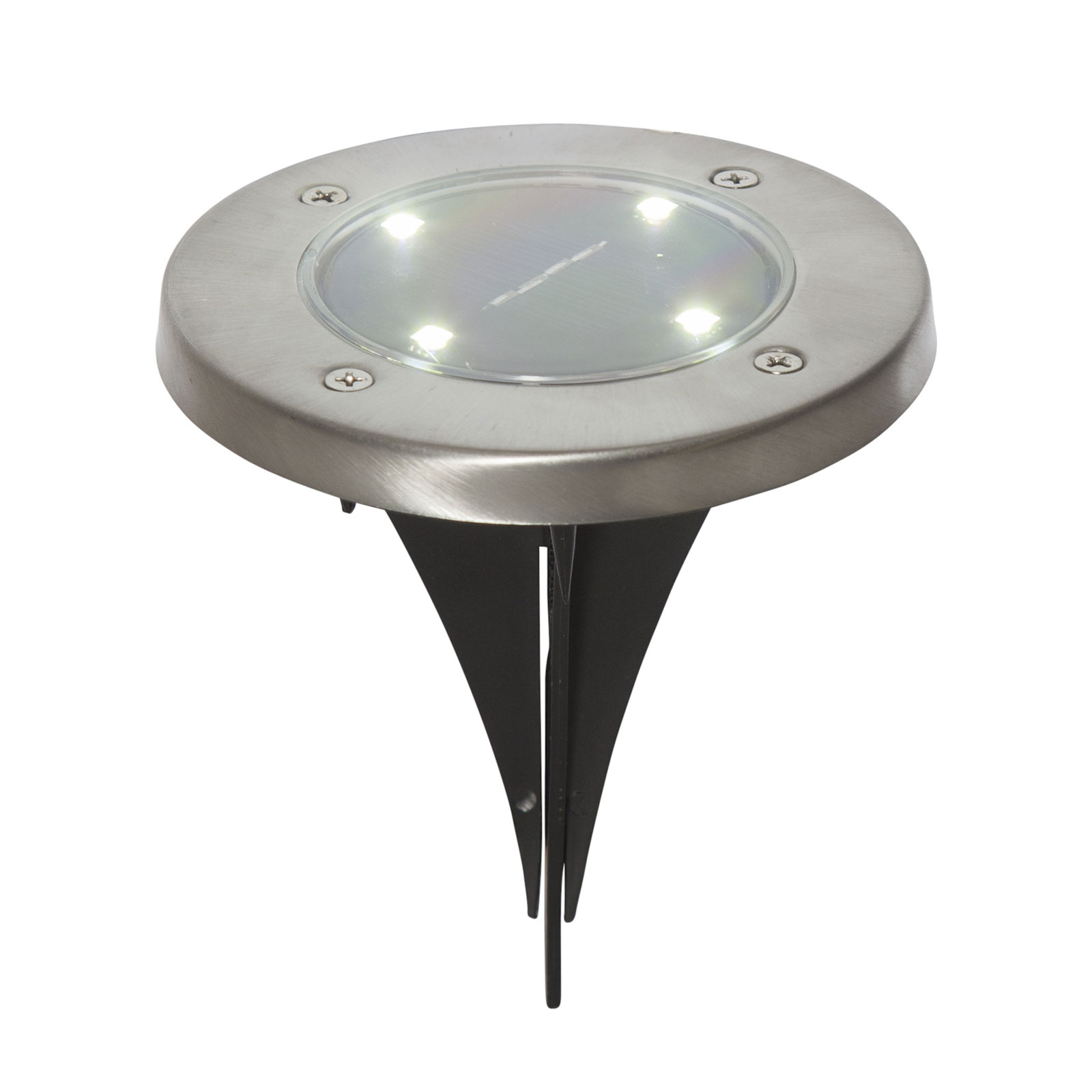 LED-solcellslampan Lawnlight, med markspett