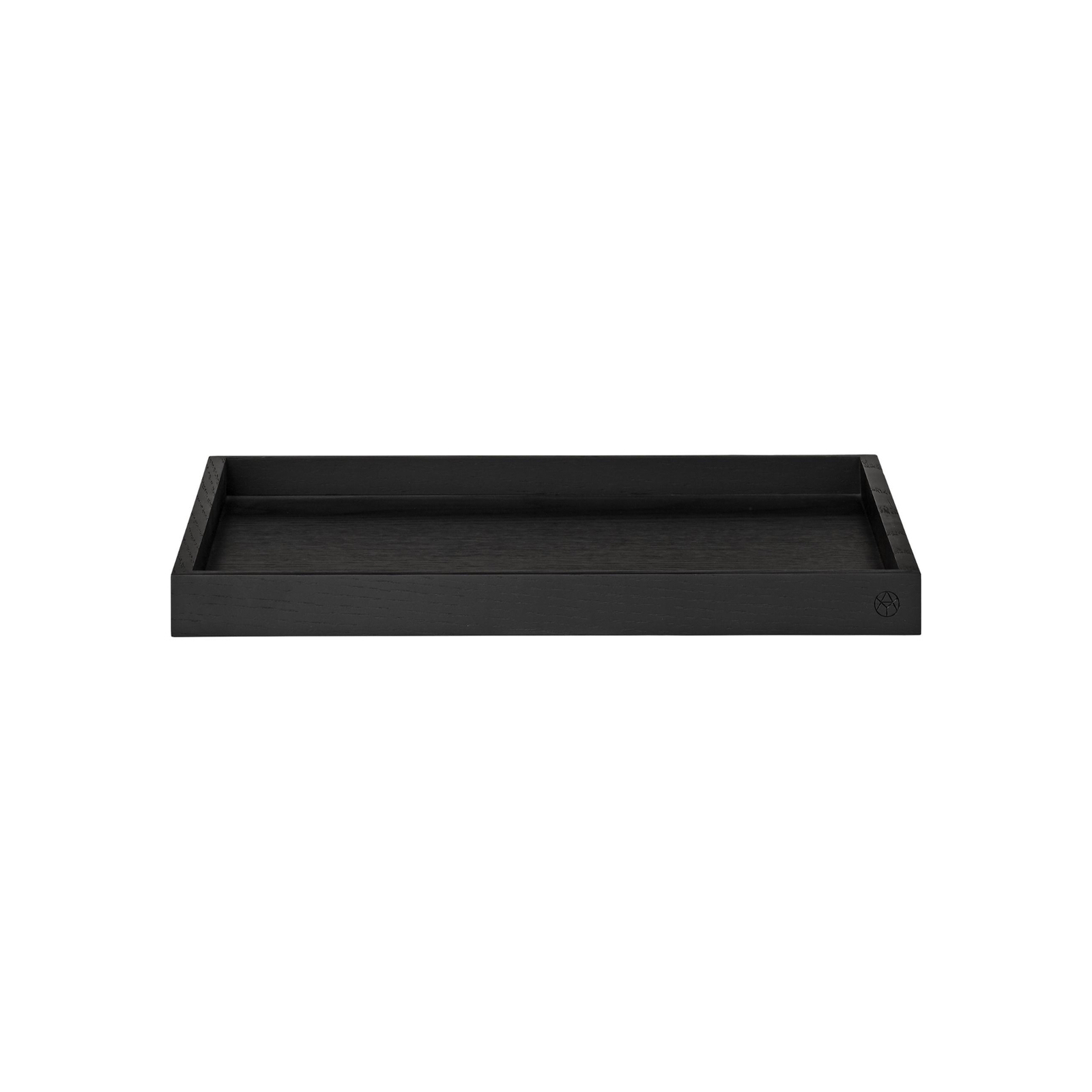 Plateau AYTM Unity, noir, longueur 35 cm, largeur 35 cm, bois