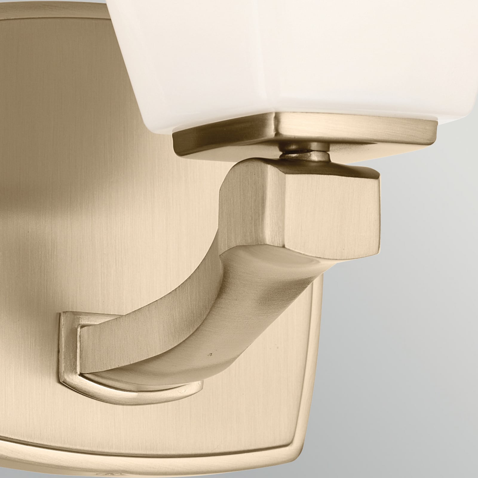 Applique murale Marant, bronze clair/opale, hauteur 24 cm, IP44, ampoule LED G9 Applique murale Marant, bronze clair/opale, hauteur 24 cm, IP44, ampoule LED G9