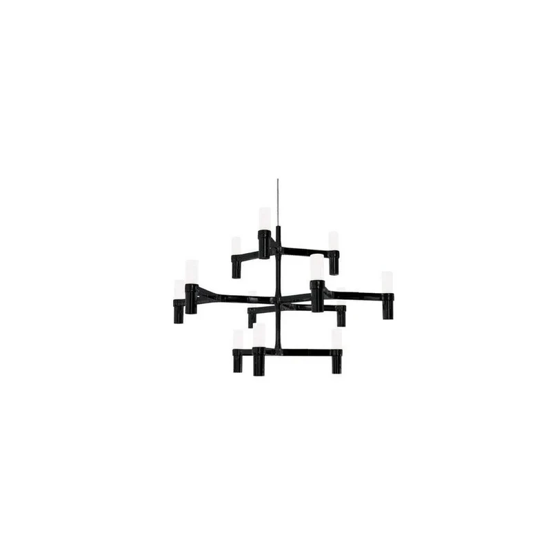 Nemo - Crown Minor Pendant Black Plated  Lighting