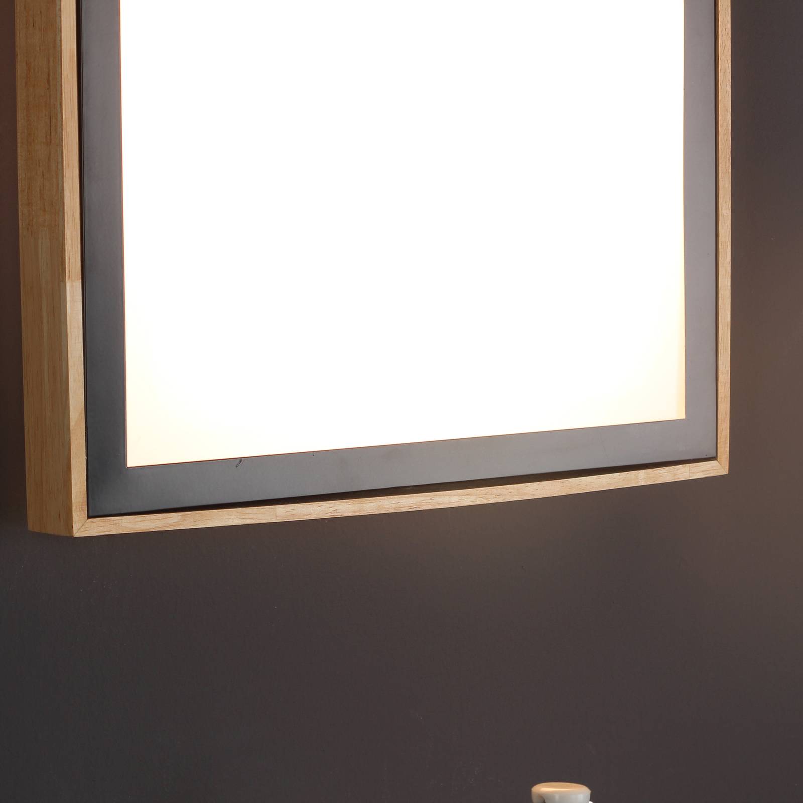 Lampa sufitowa LED Solstar, kątowa, 39 x 39 cm