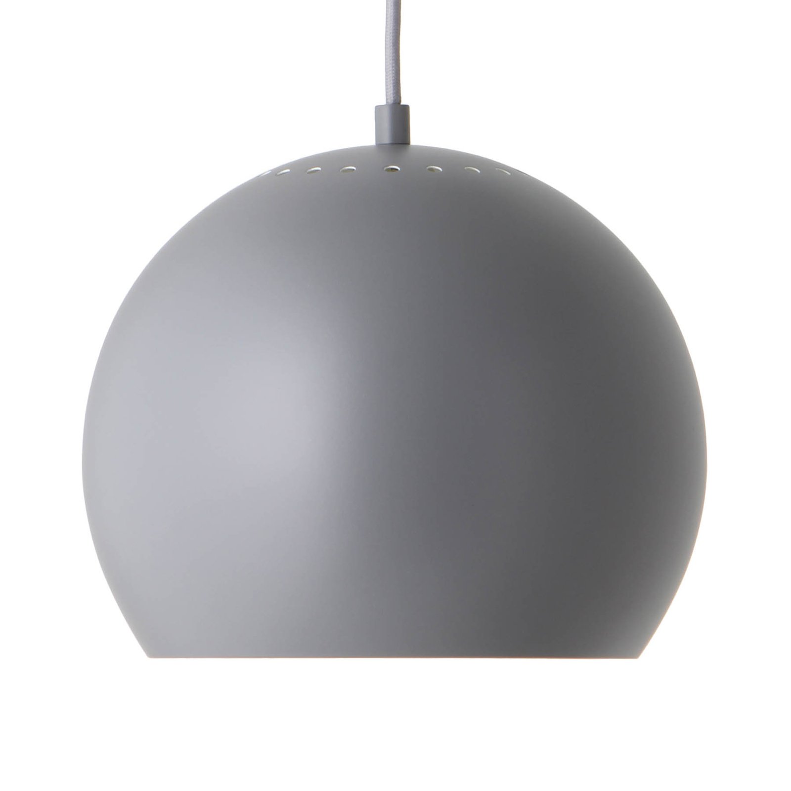 FRANDSEN Ball závesná lampa, Ø 25 cm, sivá matná