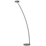 OLIGO Glance LED floor lamp curved matt grey