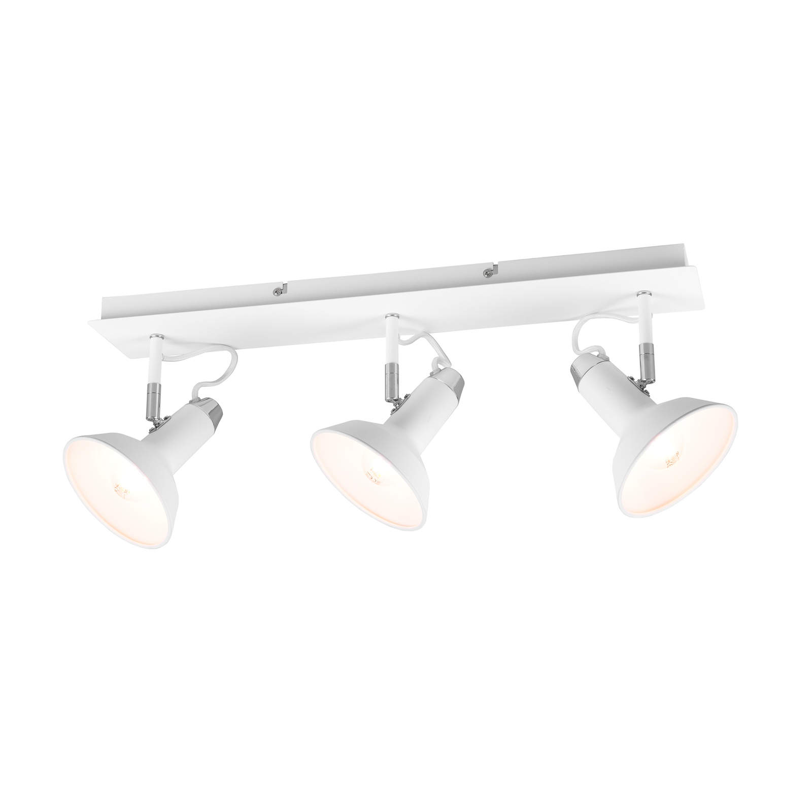 Roxie swivelling 3-bulb downlight