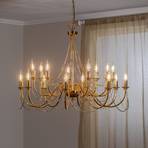 Kroonluchter Retro, 16-lamps, goud