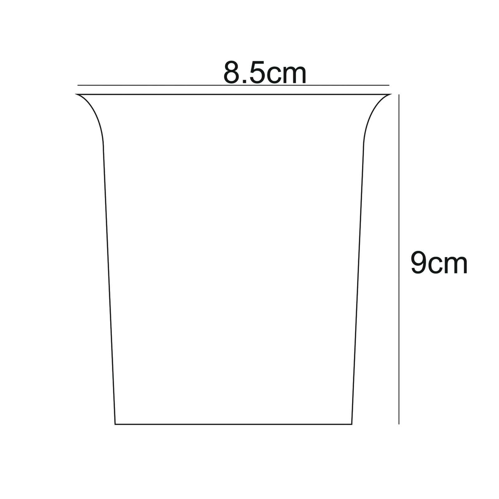 Tazza HDDiva, blu, ceramica, 9 cm, set da 2 - House Doctor