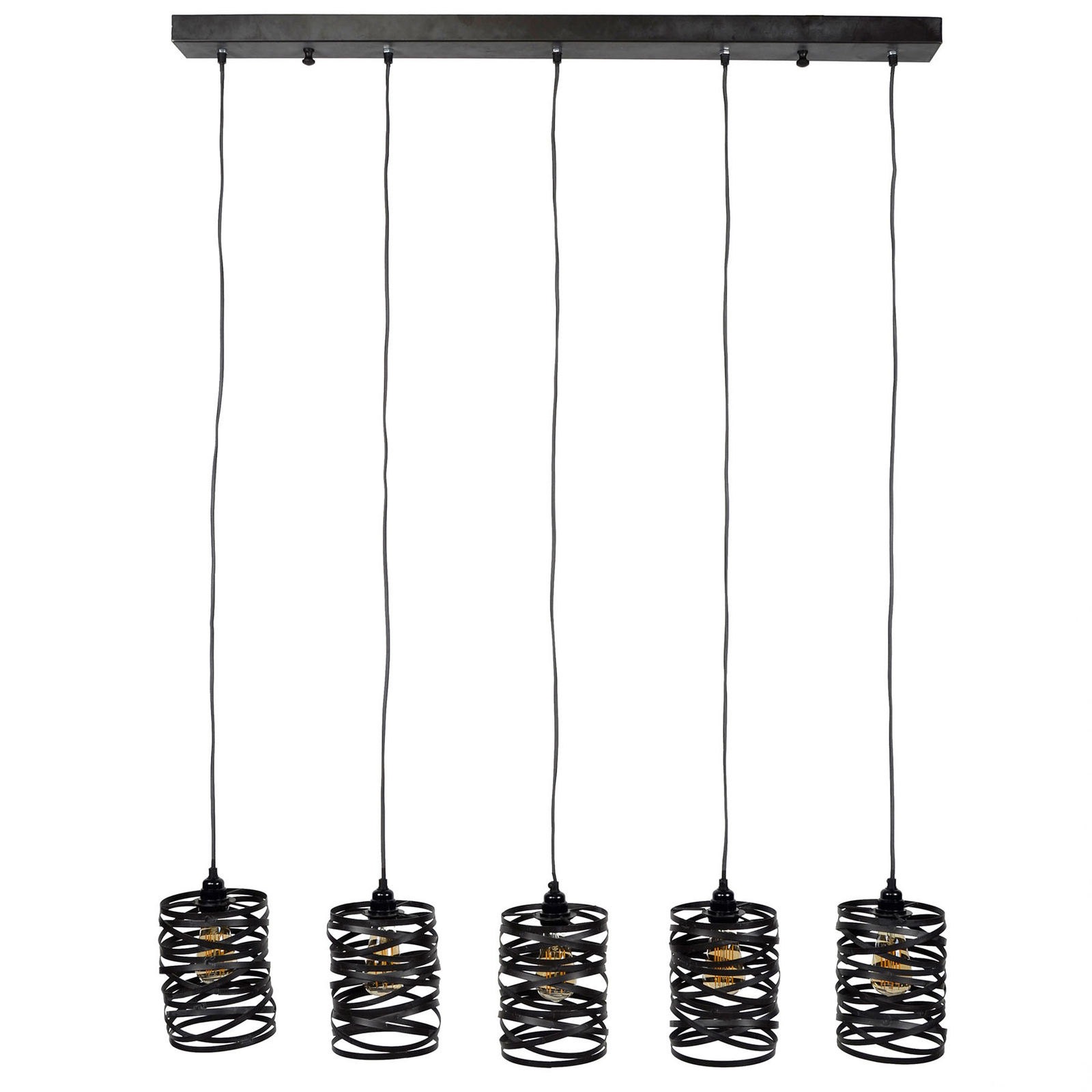 Spindlight lámpara colgante, 5 luces